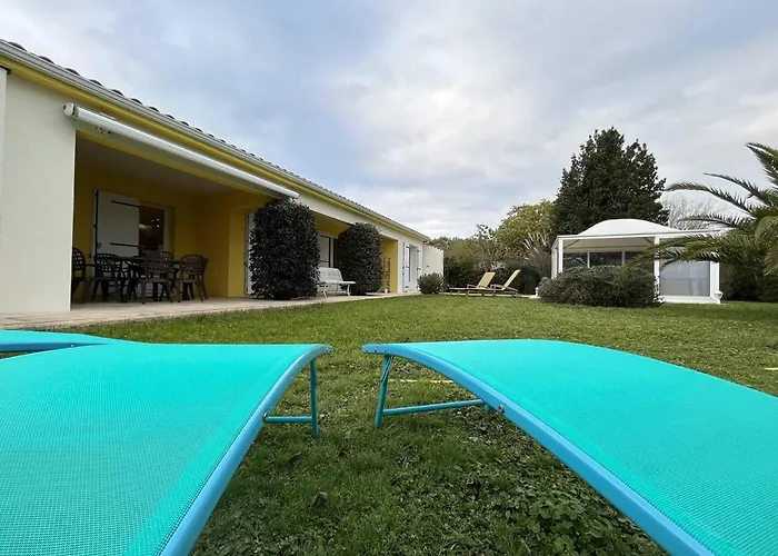 Grande Maison Familiale Calme, 5 Pieces, 10 Couchages, & Jardin, Le - Fr-1-246a-153 Ferienhaus Grand-Village-Plage